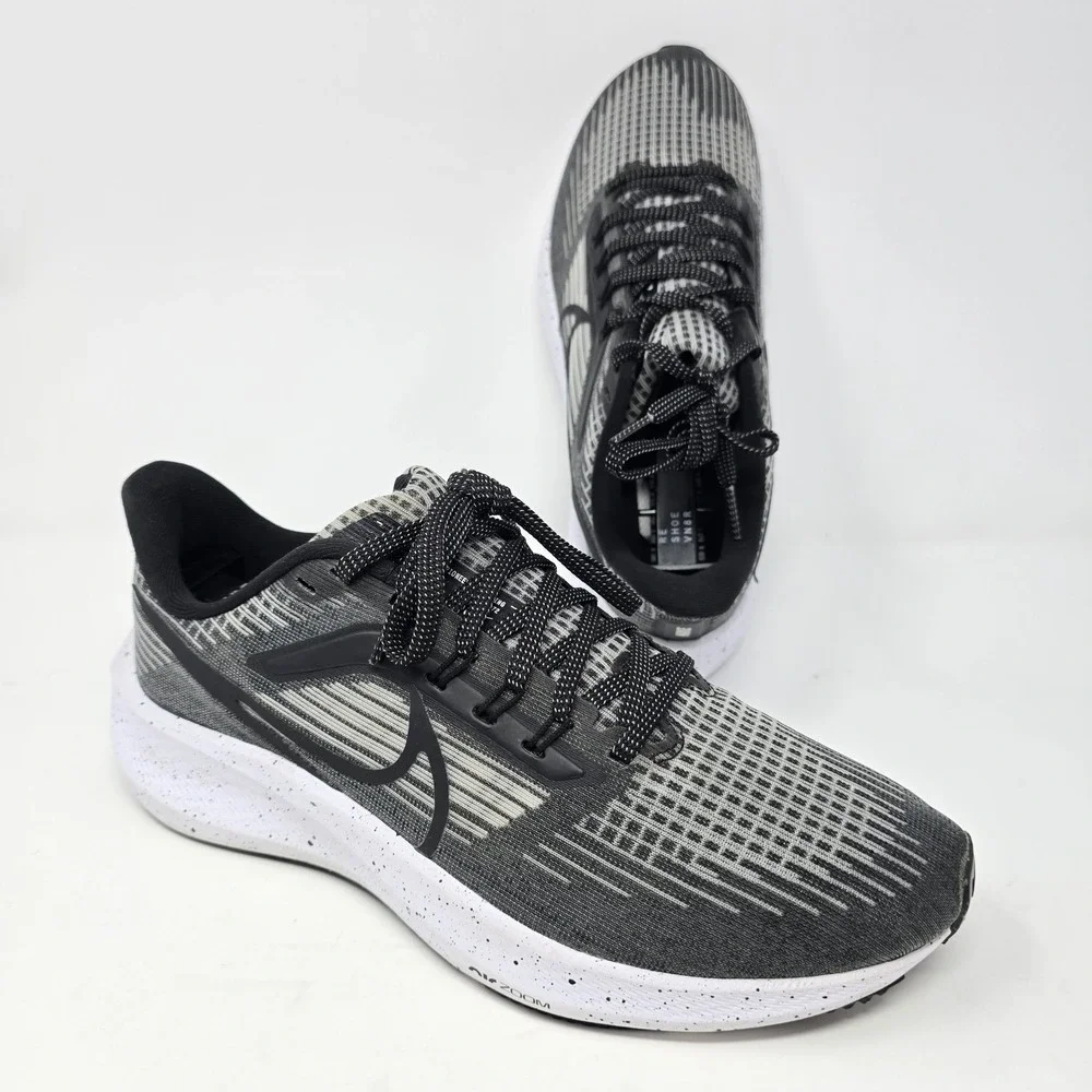 Nike Air Zoom Pegasus 39 Womens 7.5 Black White Running Shoes DH4072-005